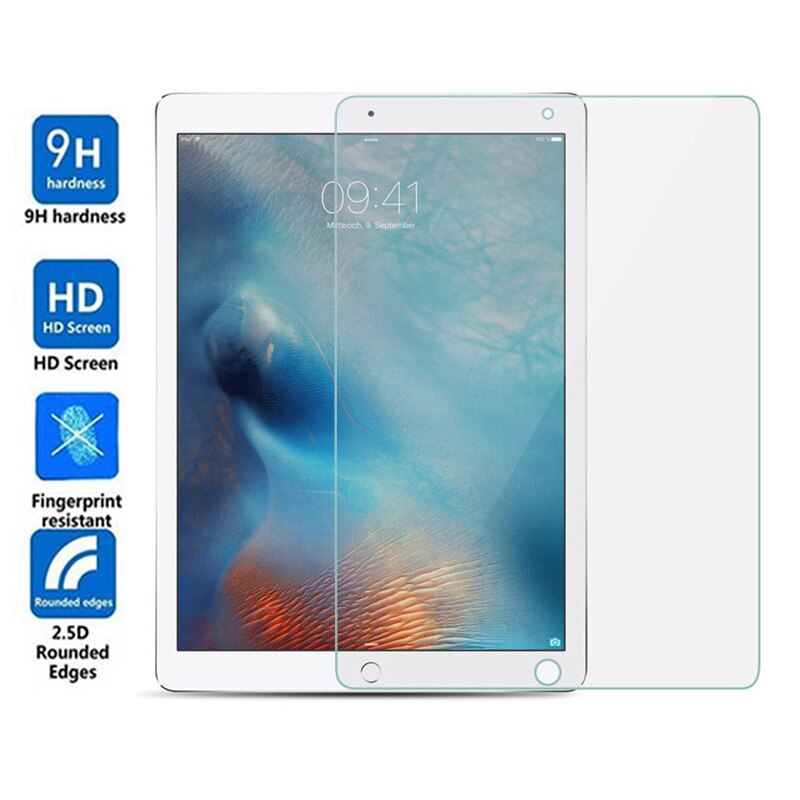 9H Vetro Temperato per iPad 10.2 7th Gen Mini 5 4 3 2 1 air 10.5 Pro 11 HD protezione dello schermo per il Nuovo iPad 2 3 4 5 6 7 8 9.7 pollici