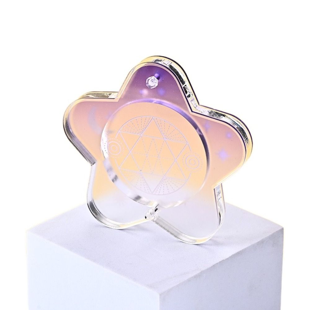 Japanese-Style Anime Badge Storage Box Mini Cartoon Badge Display Cases Acrylic Badge Protector Cover Anime Collector's: PURPLE