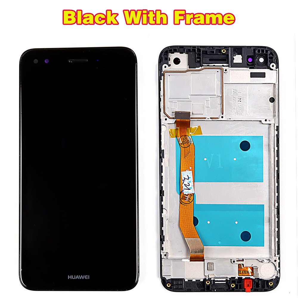 LCD & Touchscreen Digitizer Assembly for Huawei P9 Lite mini / Y6 Pro - 5.0 inch IPS Display - Includes Frame Option - Black, White, Gold: Black with Frame