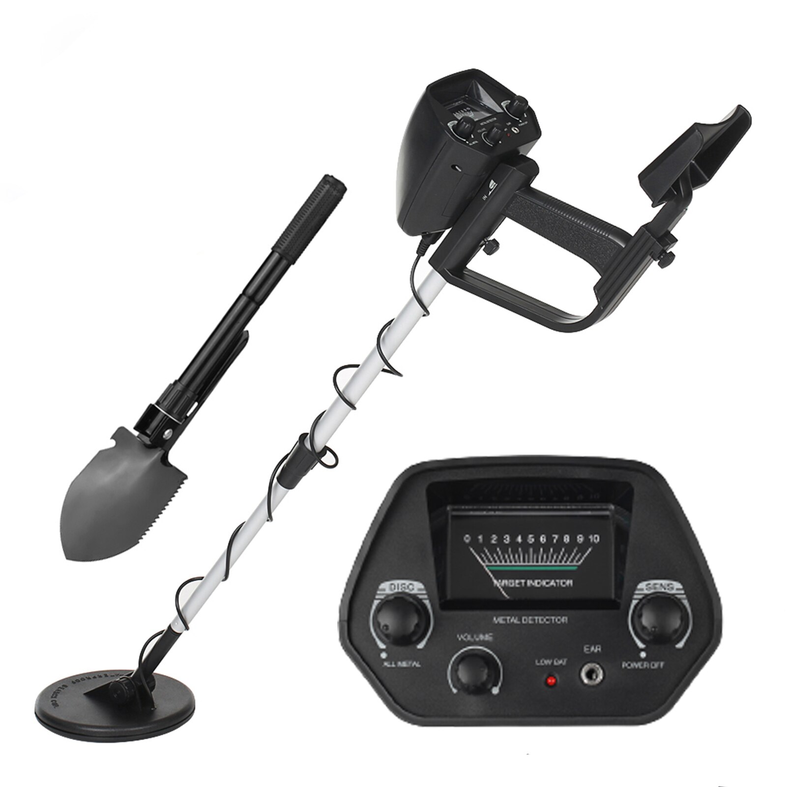 GTX5030 Metal Detector Underground Pinpointer Metal Finder Gold Detector Treasure Electronic Measuring Instruments: MD4030 kit 4