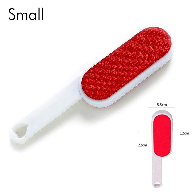 Brosse à charpie Double face, dissolvant de charpie, brosse à vêtements en laine-manteau en laine, brosse à vêtements-chien chat épilateur pour animaux de compagnie pour canapé, voiture: small
