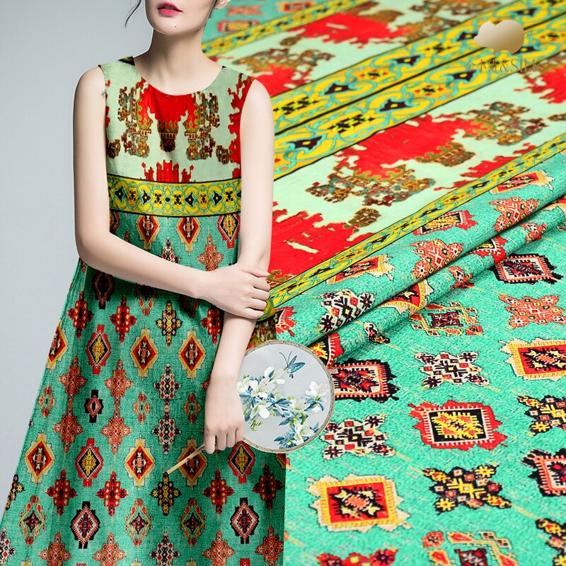 alto-fine tessuto di seta cinese 35 millimetri di seta pesante tessuto di lino di stampa digitale retrò tessuto di lino naturale di lino tutto'ingrosso panno