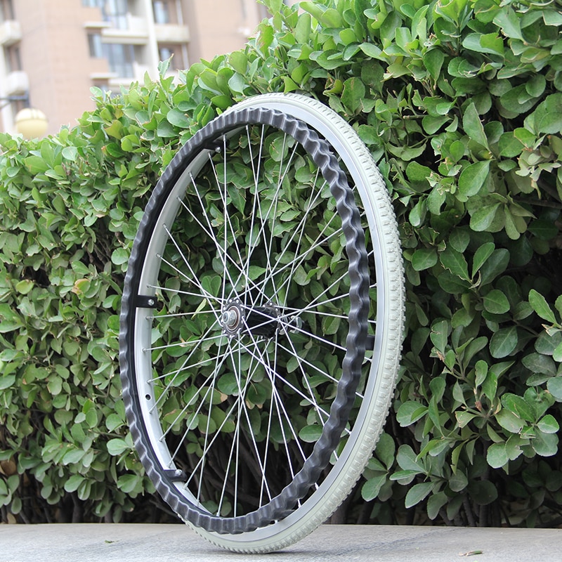 24-Inch Solid Banden Grote Wiel Non-Luchtbanden Rolstoel Achterwiel
