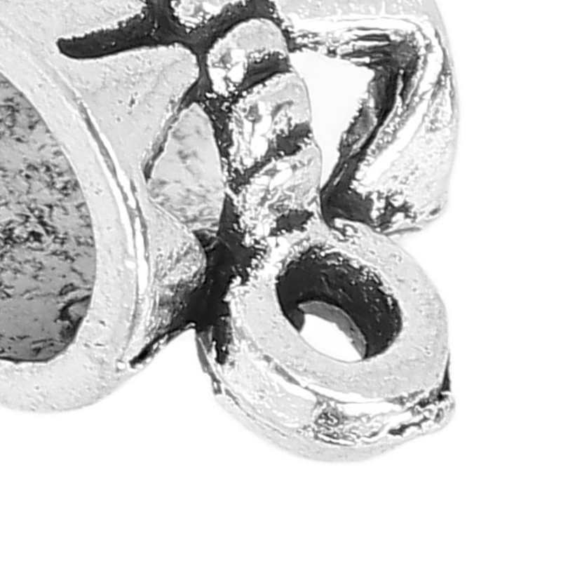 Dreadlocks Kralen Mooie Antiek Zilver Multipurpose Haar Buis Kralen Voor Ketting Voor Mannen Voor Diy Armband