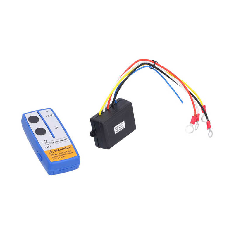 Treuil électrique 12V Avec Télécommandes Filaire Et Sans Fil - TKStar D-itec - Neuf