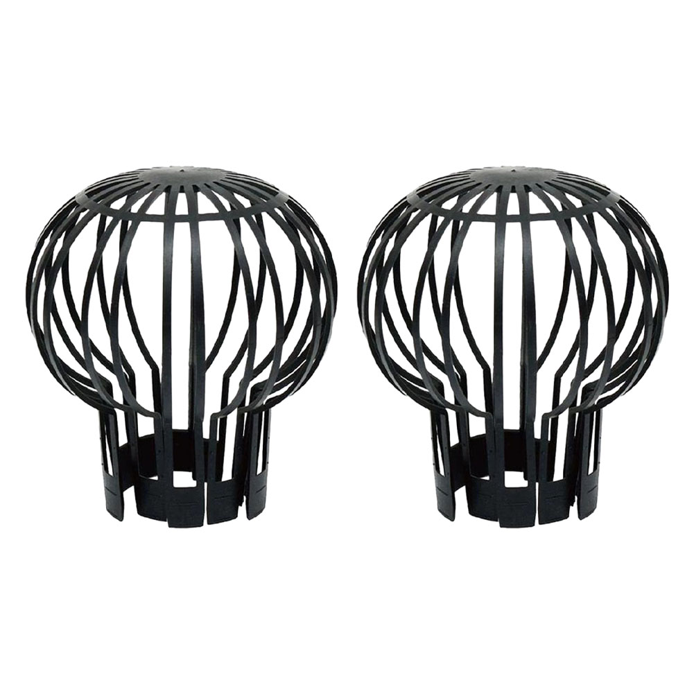 2/4/6 Stuks Bladeren Bescherming Buiten Valpijp Zeef Eenvoudig Te Installeren Zwarte Goot Guard Dakafvoer Anti-Blokkerende Huis Puin Tuin: Light Grey