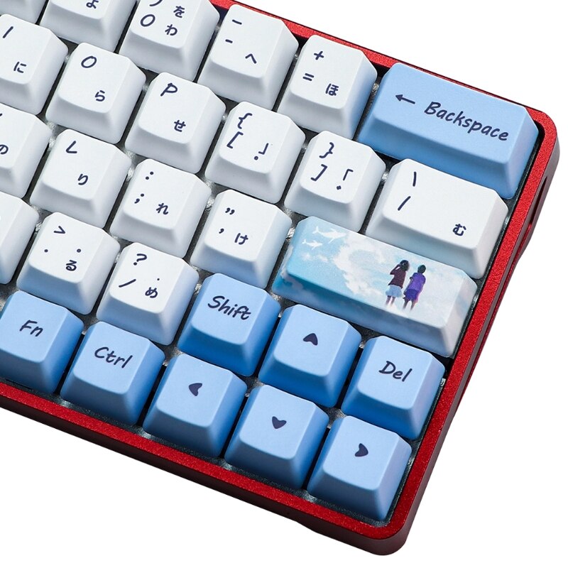 Dye Sublimation Keycaps - PBT OEM Profile - 73 Keys for GH60 GK61 GK64 Keyboards