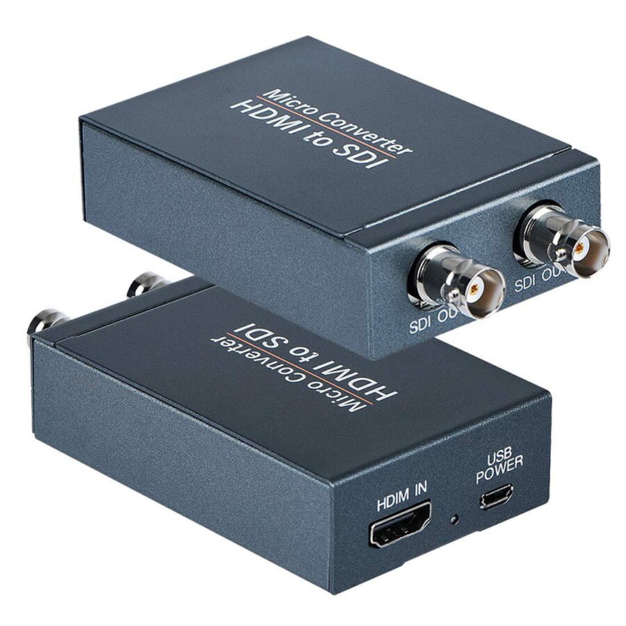 HD 3G Video Micro Converter SDI to HDMI-compatible To SDI Adapter Converter with Audio Auto Format Detection For Camera