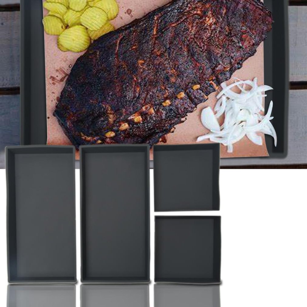 Safe Soft Silicone Baking tray Non Stick Baking tray Home Kitchen Pan Cooking Reimagined BBQ Dining tool