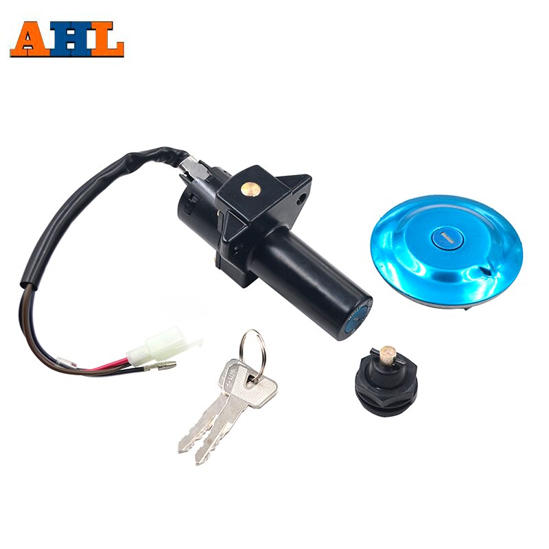 Motorcycle Ignition Switch Lock Fuel gas Tank Cap Cover Seat Handle Locks Include Key For YAMAHA YBR125ED YBR125 YBR 125