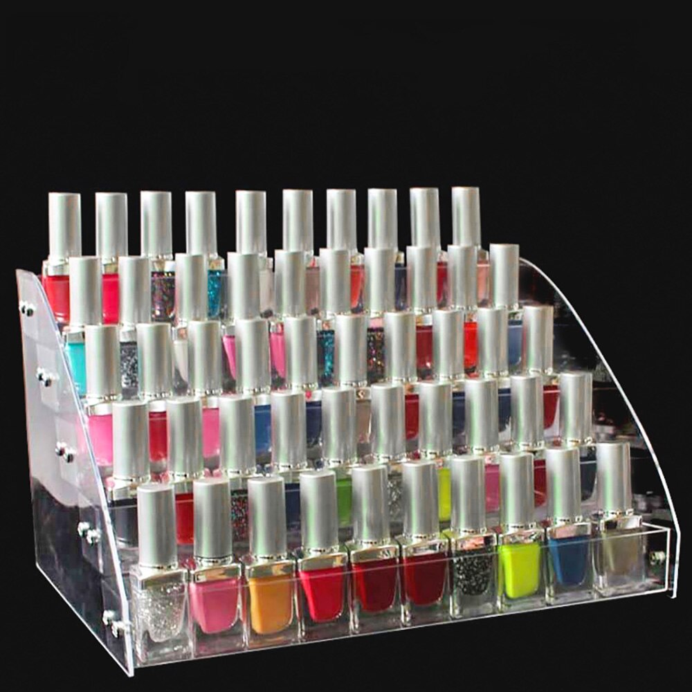 2/5 lagen acryl nagellak display rek cosmetische lak organizer standaard houder manicure gereedschap opbergdoos