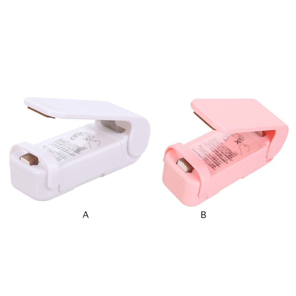 Mini Bag Sealers Handheld Bag Heat Vacuum Sealer Kitchen Gadget Food Saver for Plastic Bags Storage for Food Snack Cookies Fresh