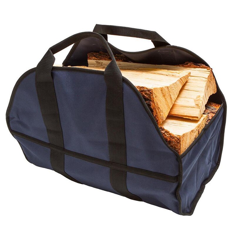 Outdoor Fireplace Firewood Storage Bag Oxford Firewood Log Carrier Wood Tote Bag Portable Indoor for fire pit Beach Groceries