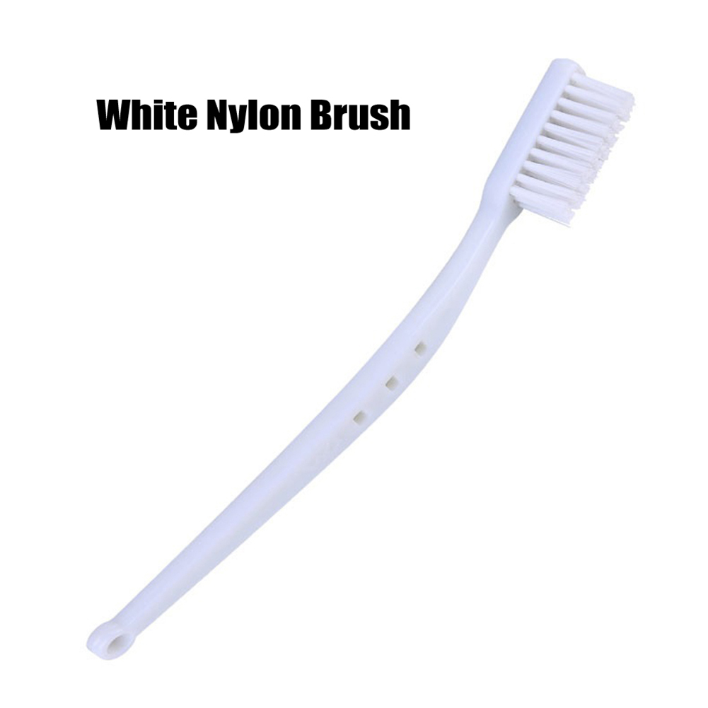 Escova de dentes industrial mini cobre aço náilon fio escova de fio de aço inoxidável sujeira dura limpeza escova de dentes ﻿: Azul