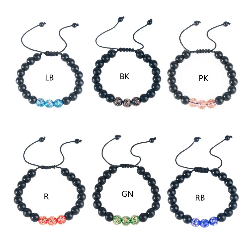 Verstelbare Armband Lichtgevende Kralen Armband Mannen En Vrouwen Armband Accessoires 87HB