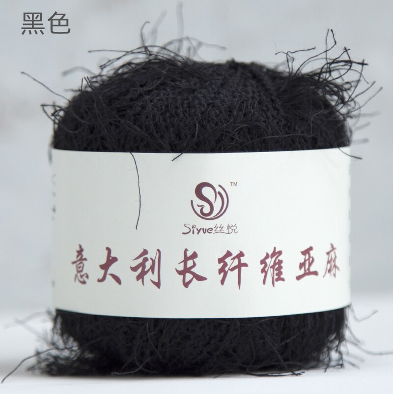 Linen Thin Blend Yarn Spring Summer Hand woven Crochet Thread Fiber Flax Knitting Sew Yarn For Crocheting Needle Work: 2