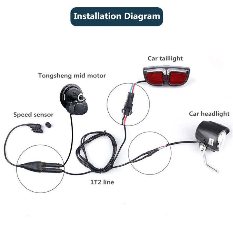 Electric Bicycle Speed Sensor Torque Sensor for Tongsheng TSDZ2 Mid Drive Motor Bicycle Modification Accessories