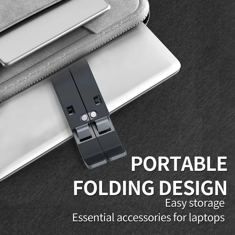 Opvouwbare laptopstandaard Verstelbare draagbare notebookbeugel Ondersteuningsbasis Aluminium houder voor Macbook Laptop PC-accessoires