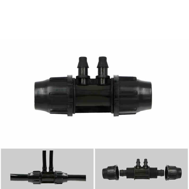 2 stuks Slang connector beregening 4/7mm barb slangfitting druppelsysteem 8/11 slang connector 8mm tot 4mm