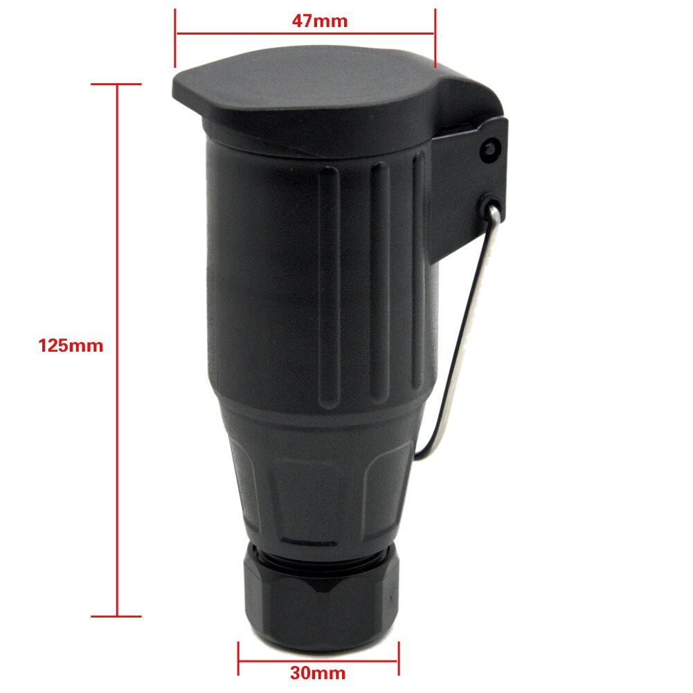 Encell Europe prise en plastique 12V | Style de voiture, prise électrique pour maison Camping Caravana, accessoires Camping RV caravane