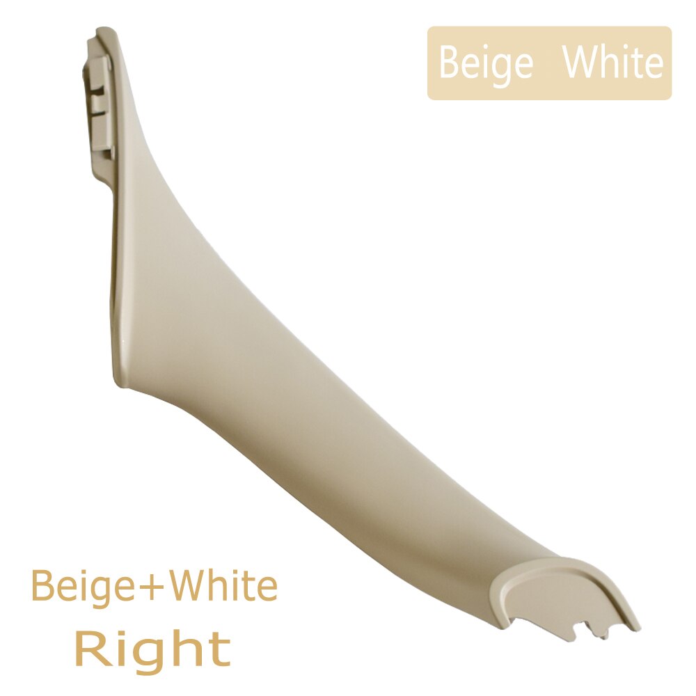 Voor Bmw 5 Serie F10 F11 Grijs Beige Zwart Auto Links Rechts Binnen Interieur Handvat Binnendeur Panel Pull Trim cover: Beige White-Right