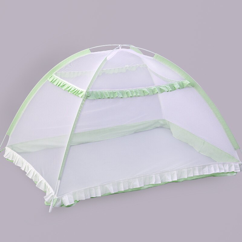 Babyseng kalesje uten bunn bærbar sammenleggbar babyseng myggnett låve myggtelt 65*115cm låve utendørs campingtelt: Xiaogelv