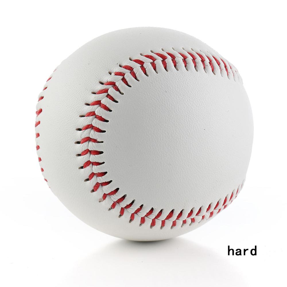 9 # Handgemaakte Baseballs Pvc Hard & Soft Baseball Ballen Softbal Bal Training Oefening Baseball Ballen: hard