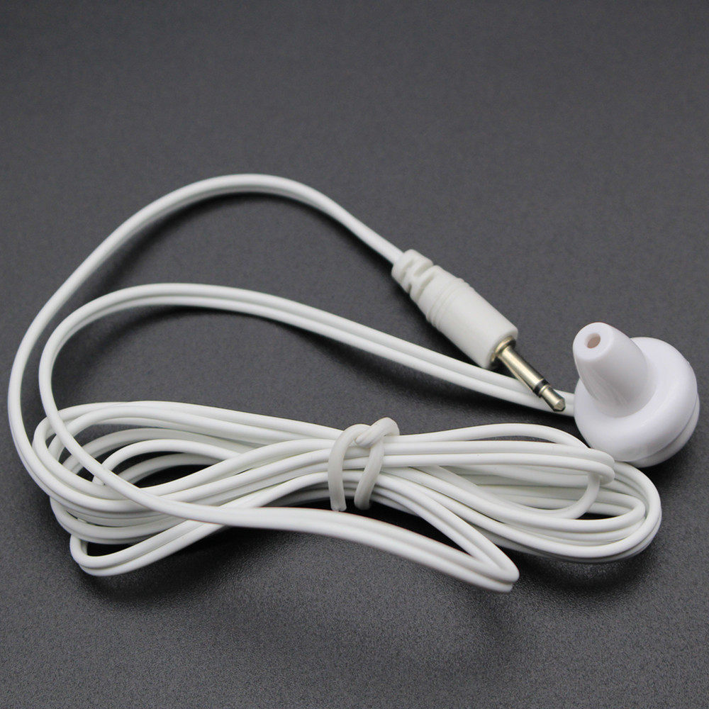 2.5MM Single Ear Earphone Patient In-ear Single Side Mono Earphones For Radio ,Hospital TV Hearing Aid Earbuds