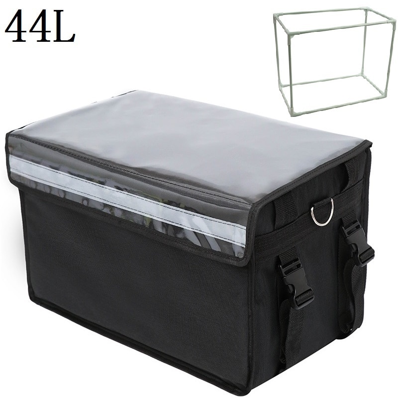 44L Extra Large Cooler Bag Car Ice Pack Insulated Thermal Lunch Pizza Bag Fresh Food Container Refrigerator Bag NB24