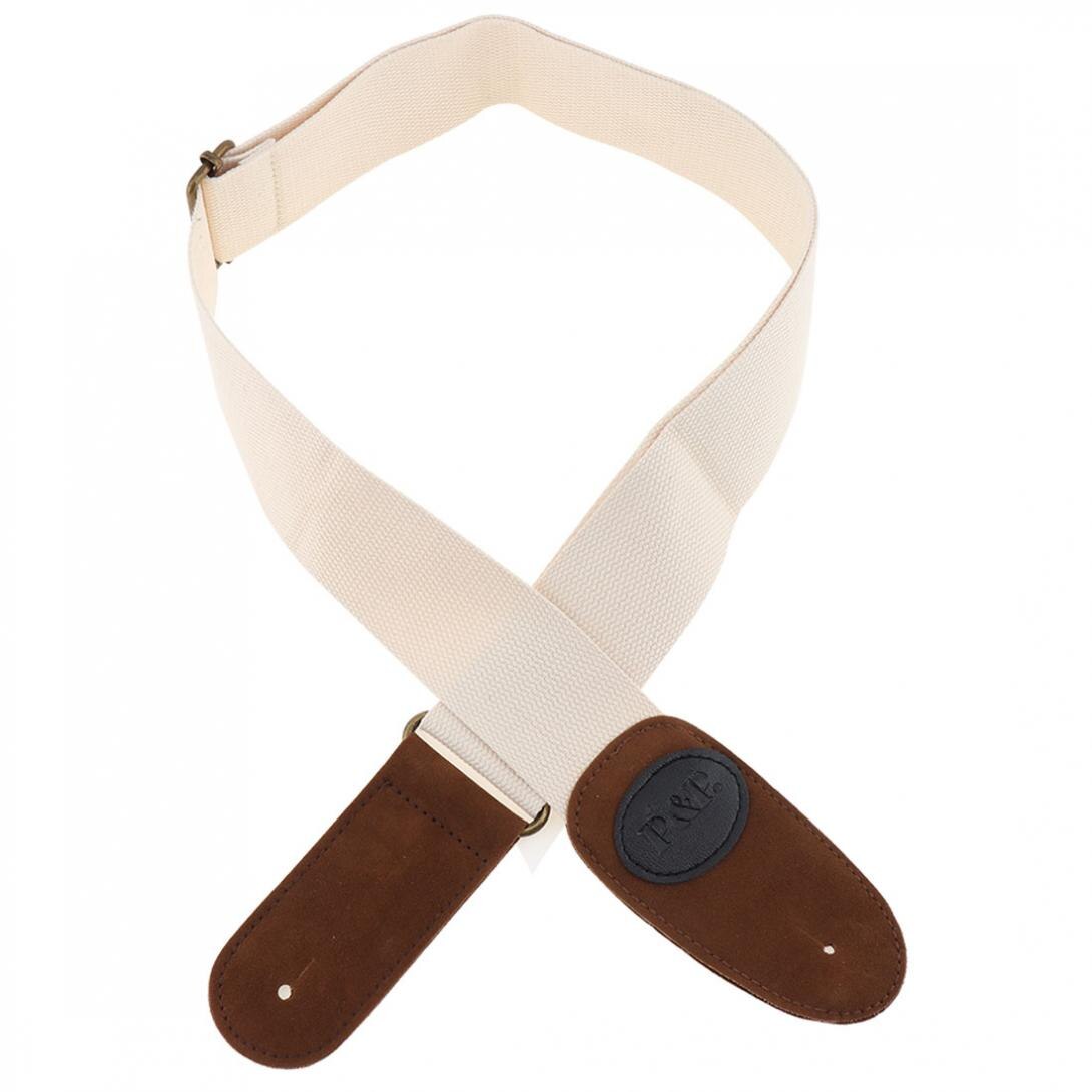 Verstelbare Puur Katoen Gitaarband Voor Akoestische Elektrische Basgitaar 3 Kleuren Optionele