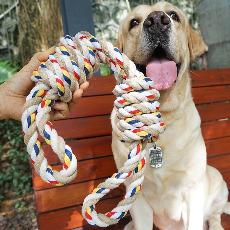 60Cm Golden Retriever masticar dientes juguetes grandes mascotas juguetes morder Molar cuerda del diente perro juguete para perros grandes Rottweiler perro Juguetes: Default Title