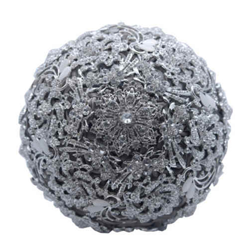Ramo de flores de seda con diamantes de imitación para boda: 2
