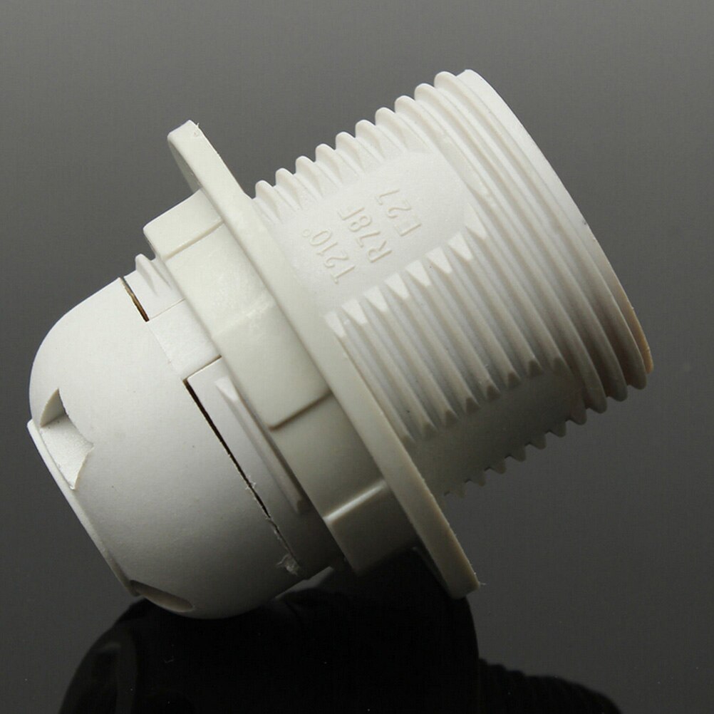 1PCS Screw ES E27 M10 Light Bulb Lamp Holder Pendant Socket Lampshade Collar Lighting Accessories 2 Colors