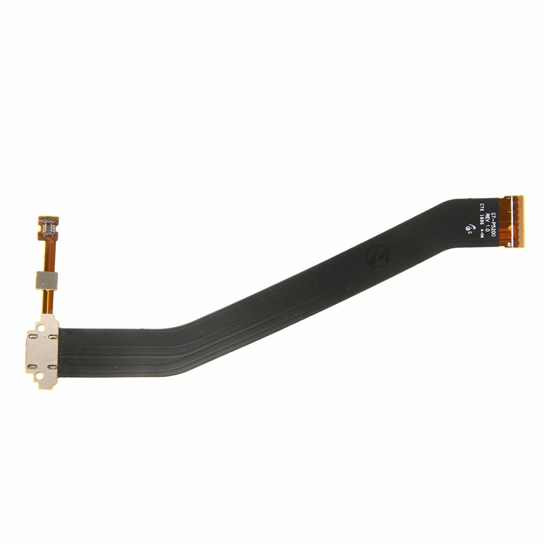 Cargador USB de para Samsung Galaxy Tab 3 10,1 P5200 P5210, puerto de carga con micrófono y Cable flexible