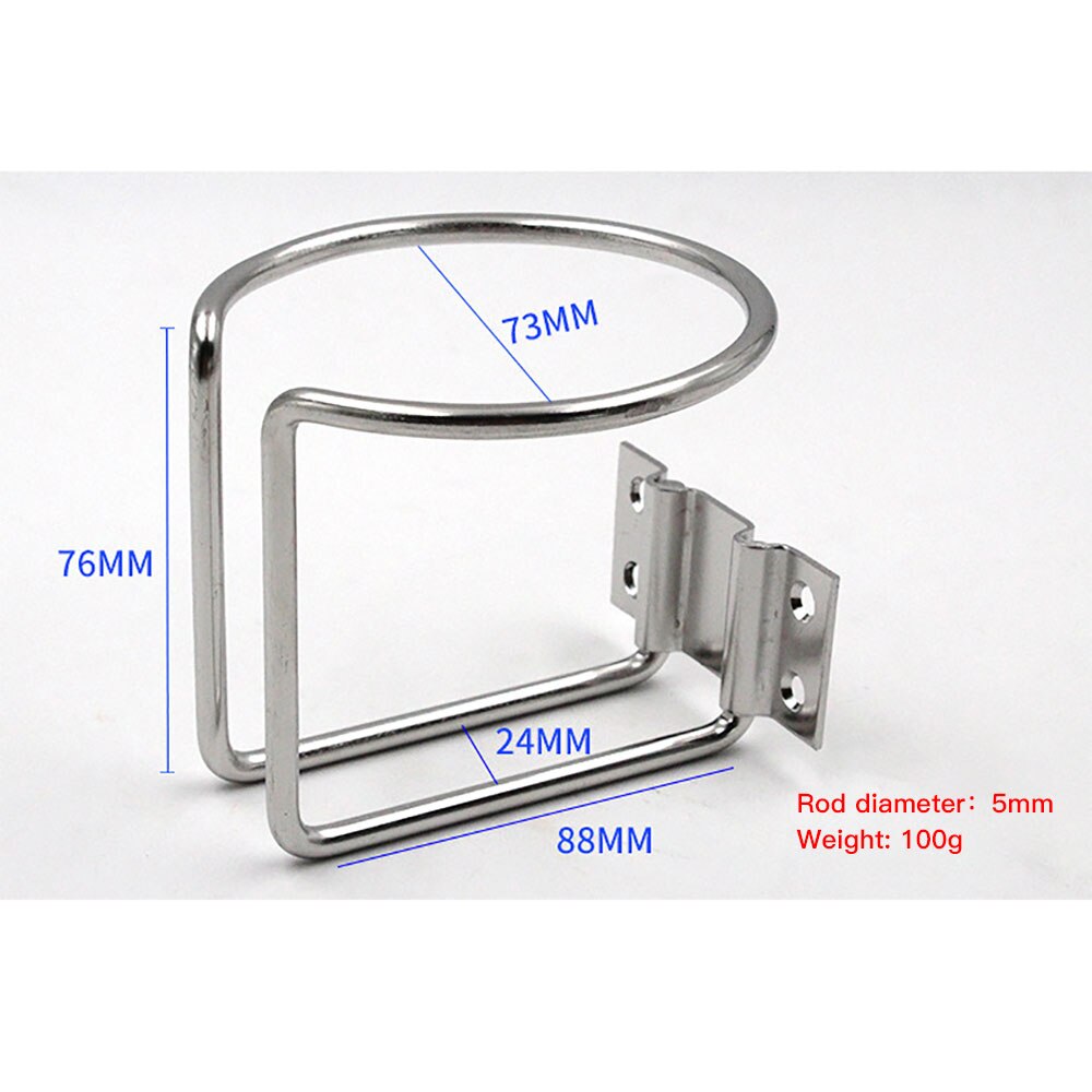 Stainless Steel Drink Bottle Can Cup Holder Boat Marine Yacht Truck Caravan Camper Van Ring Motorbike Cup Rack Vehicle Coasters