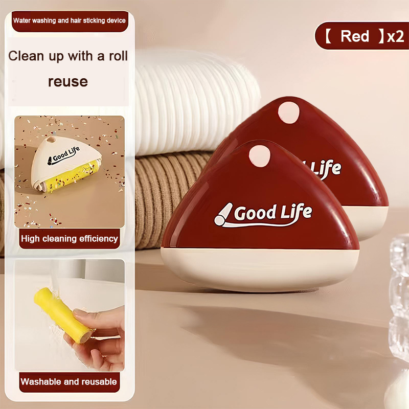 Portable Mini Lint Roller Washable Lint Remover Reusable Pet Hair Remover Brush For Sweater Wool Coat Clothes Fur Cleaning Tools: Blue