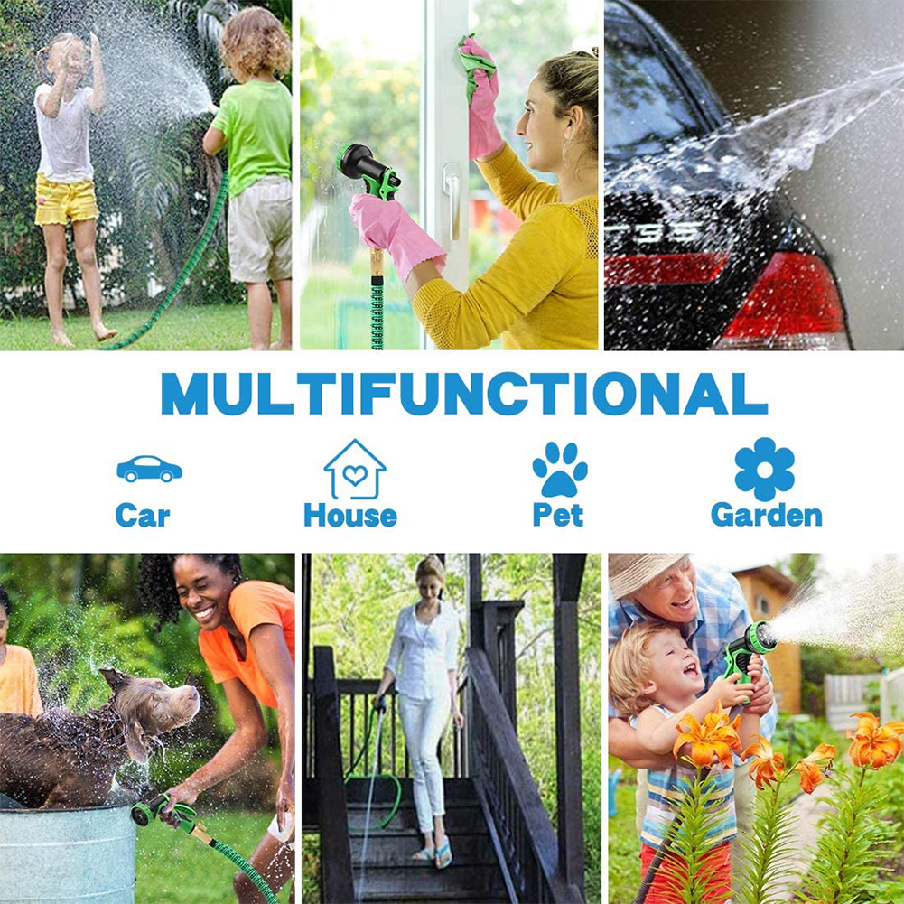 75ft Garden Hose Pipe Expandable Water Hose 9 Patterns Agricultural Water Tool Garden Sprinkler Lawn Irrigation Drip