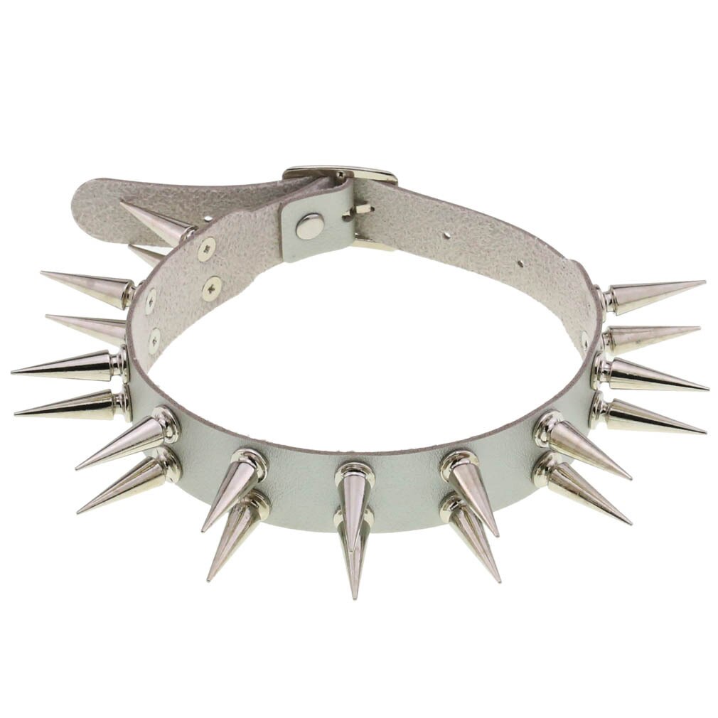 DIEZI Gothic Sexy 16 kolorowa skóra PU naszyjnik kobiety w stylu Vintage moda nit wisiorek w kształcie gwiazdy Choker naszyjniki 2021 nowa biżuteria