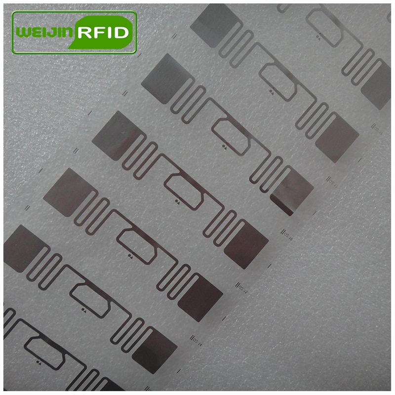 Etiquetas RFID pasivas UHF RFID tag ER62 incrustaciones Impinj Monza R6 MR6 chip 860-960MHZ 900 915 mhz Higgs3 EPCC1G2 6C
