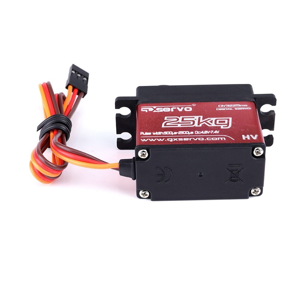 HS3225 180 Degree Digital RC Servo 25KG Torque Waterproof Metal RC Servo Motor Torque Digital Coreless Servo Aluminium Metal