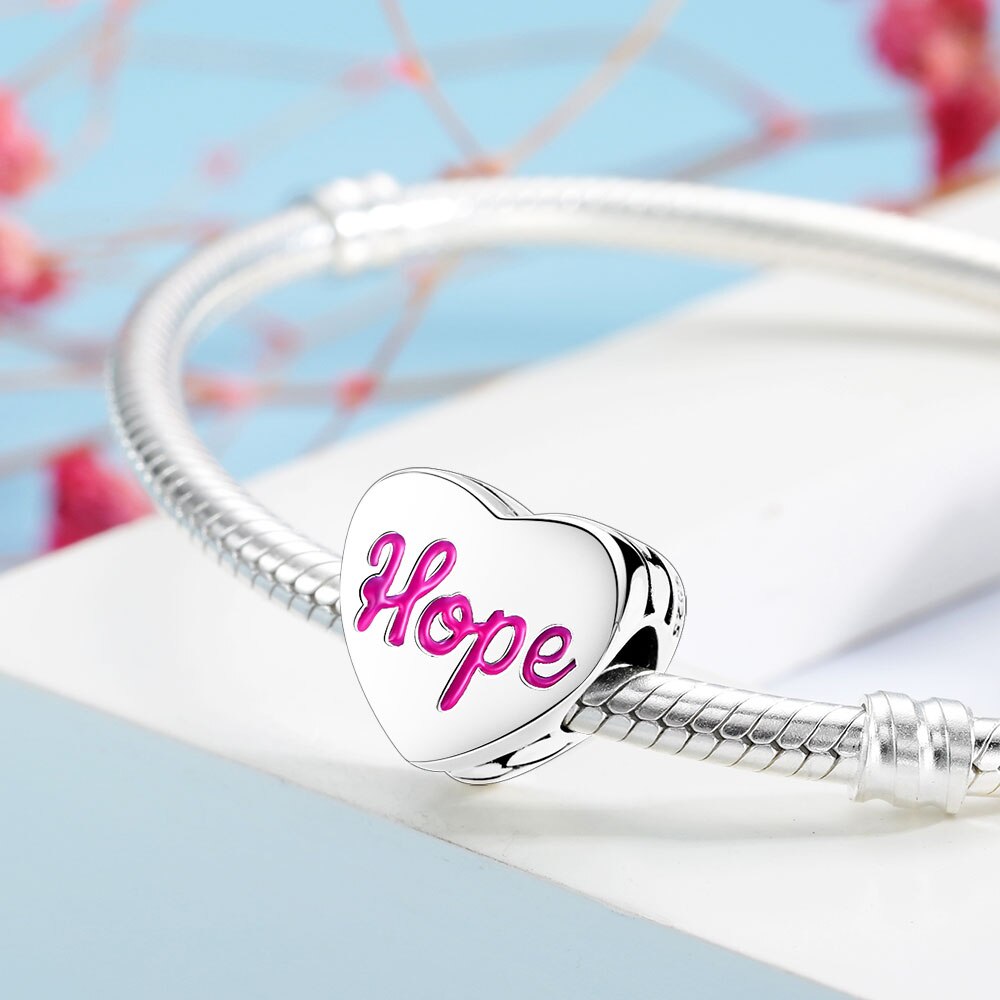 Berloque 925 Sterling Zilveren Hart Gegraveerd Hoop Bedels Fit Originele Charms Armband Sieraden Maken