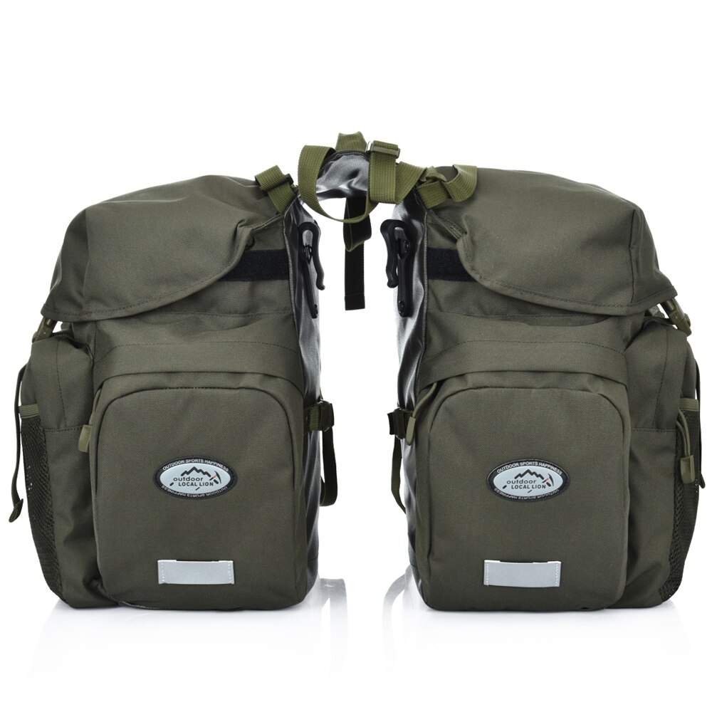 50L Fietstassen Tas Waterdichte Rear Seat Fietstas Kofferbak Zakken Zadeltas Met Regenhoes Voor Travel Camping