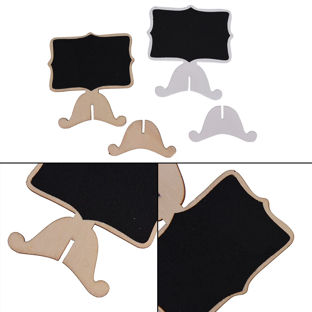 Tableaux Noirs 18cm 10 Mini Tableaux Noirs Cœur Bois - Déco Mariage Messages Numéros Table Panneaux Messages Bois