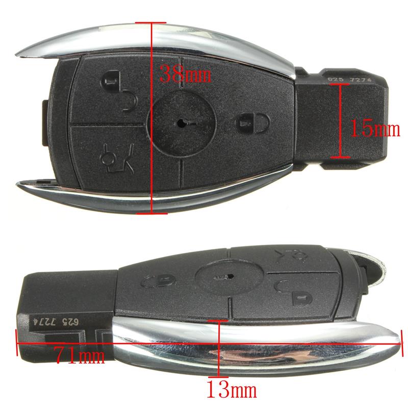 Universal Replacement 3 Button Remote Smart Key Fob Cse Key Shell For Mercedes/Benz Car Key For Benz