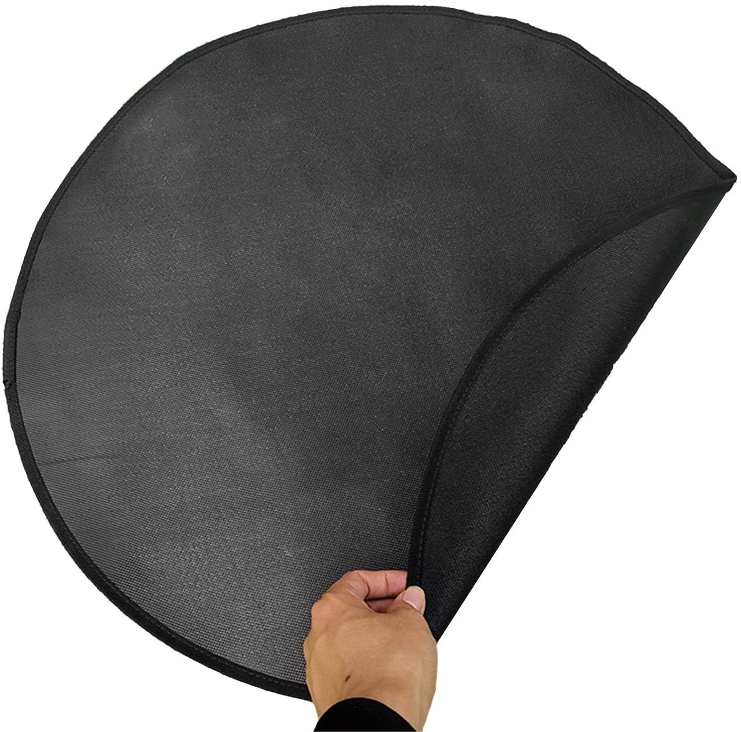 36'' Fire Pit Mat, Fireproof Mat, Round Under Grill Splatter Mat Fire Pit High Temp Mat Bonfires Lawn Patio Deck Defender