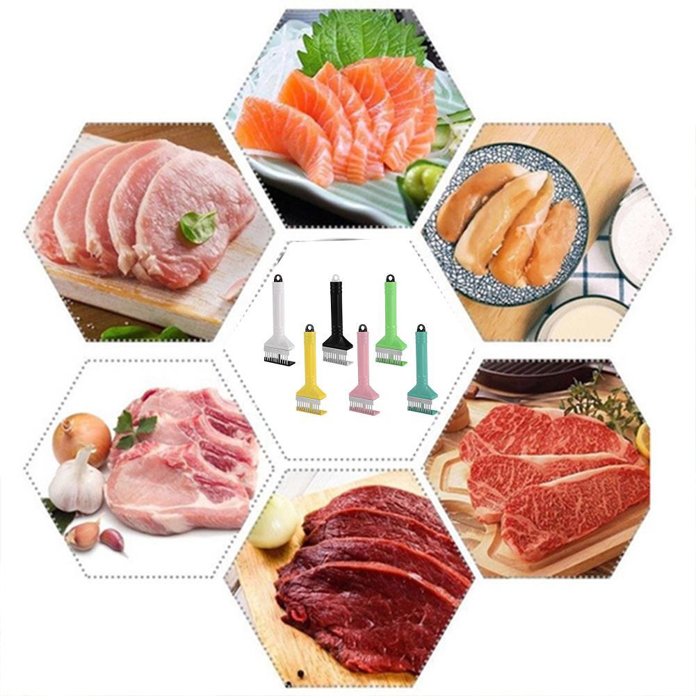 Steel Pine Needles Fast Tenderizer Loose Steak Kitchen Tool Belly Pork Skin Crispy Tool Hole Needle Pointed Needle