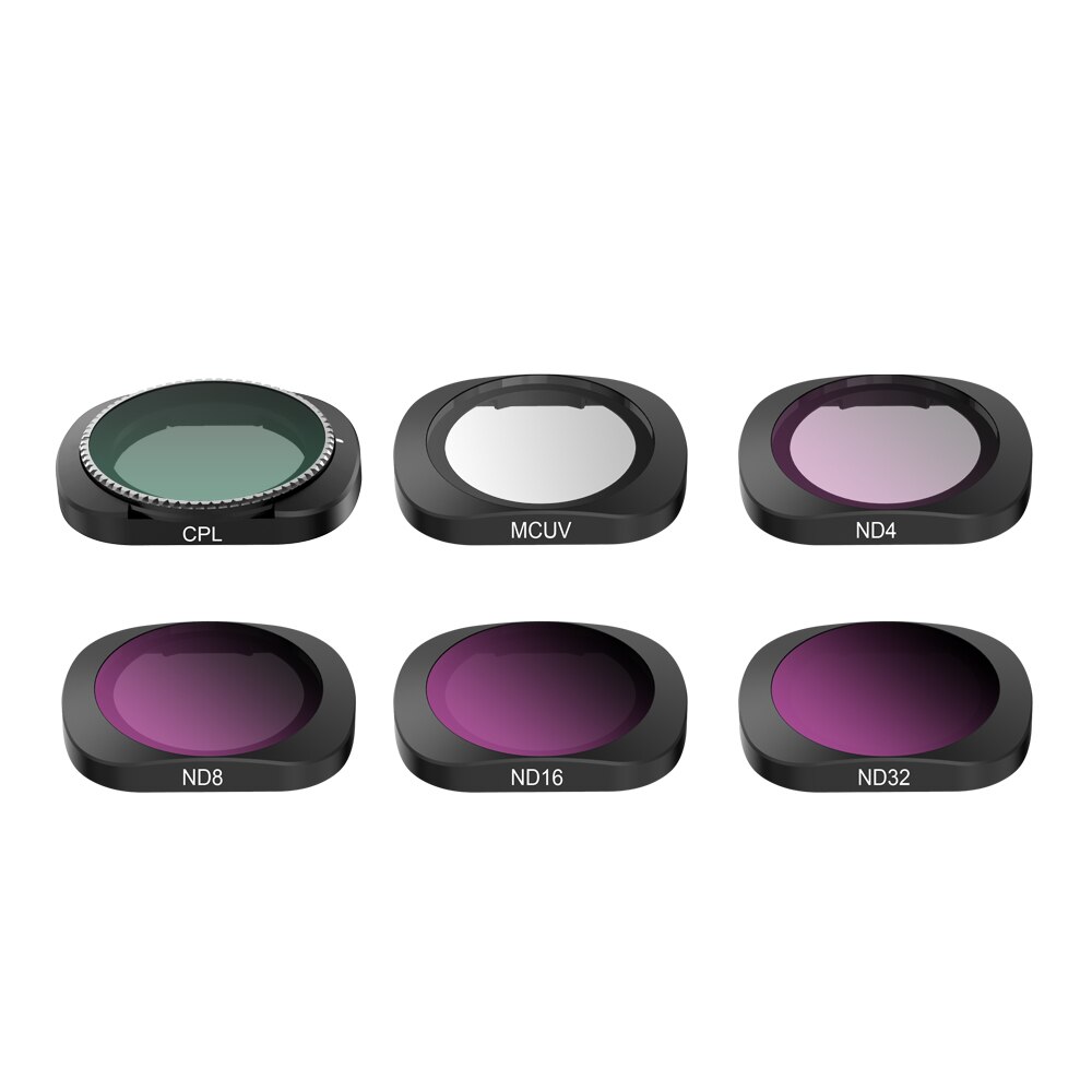 For FIMI Palm Gimbal Filter Neutral Density Polar Accessories ND/UV/CPL C-PL Filters Set For FI MI Palm: Mix 6in1