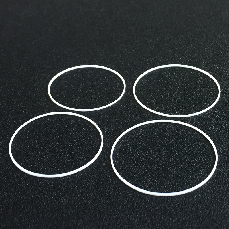 Kunststoff weiß dichtung für kristall glas Interne durchmesser 26-35,5mm Dicke 0,45mm hohe 0,85mm Uhr teile uhr Zubehör
