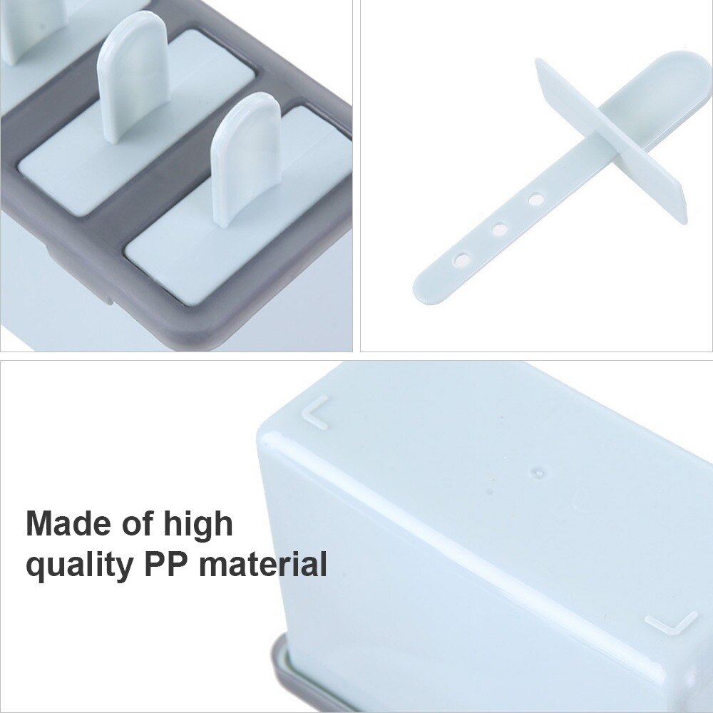 Molde para hacer helados, utensilio de cocina para descongelar, rápido y práctico, puede añadir agua, DIY