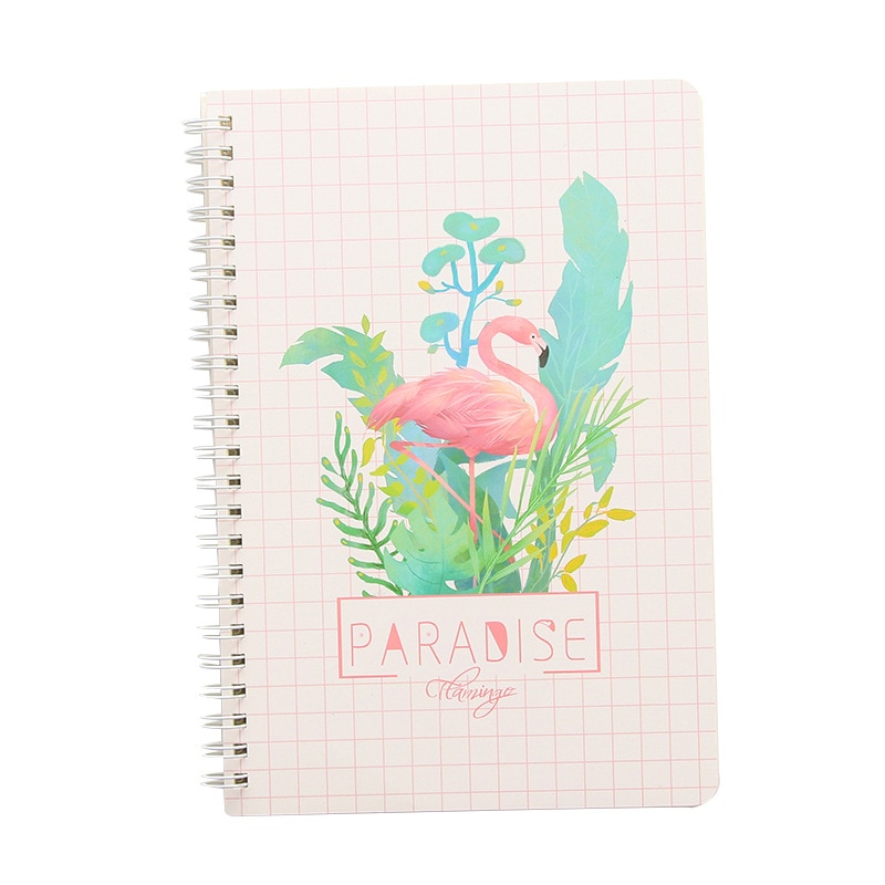 Kawaii Stationery Flamingo Notebook A5 Note Book Student Supplies